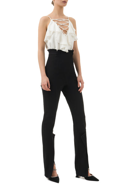 Ruth Black High Waisted Trousers