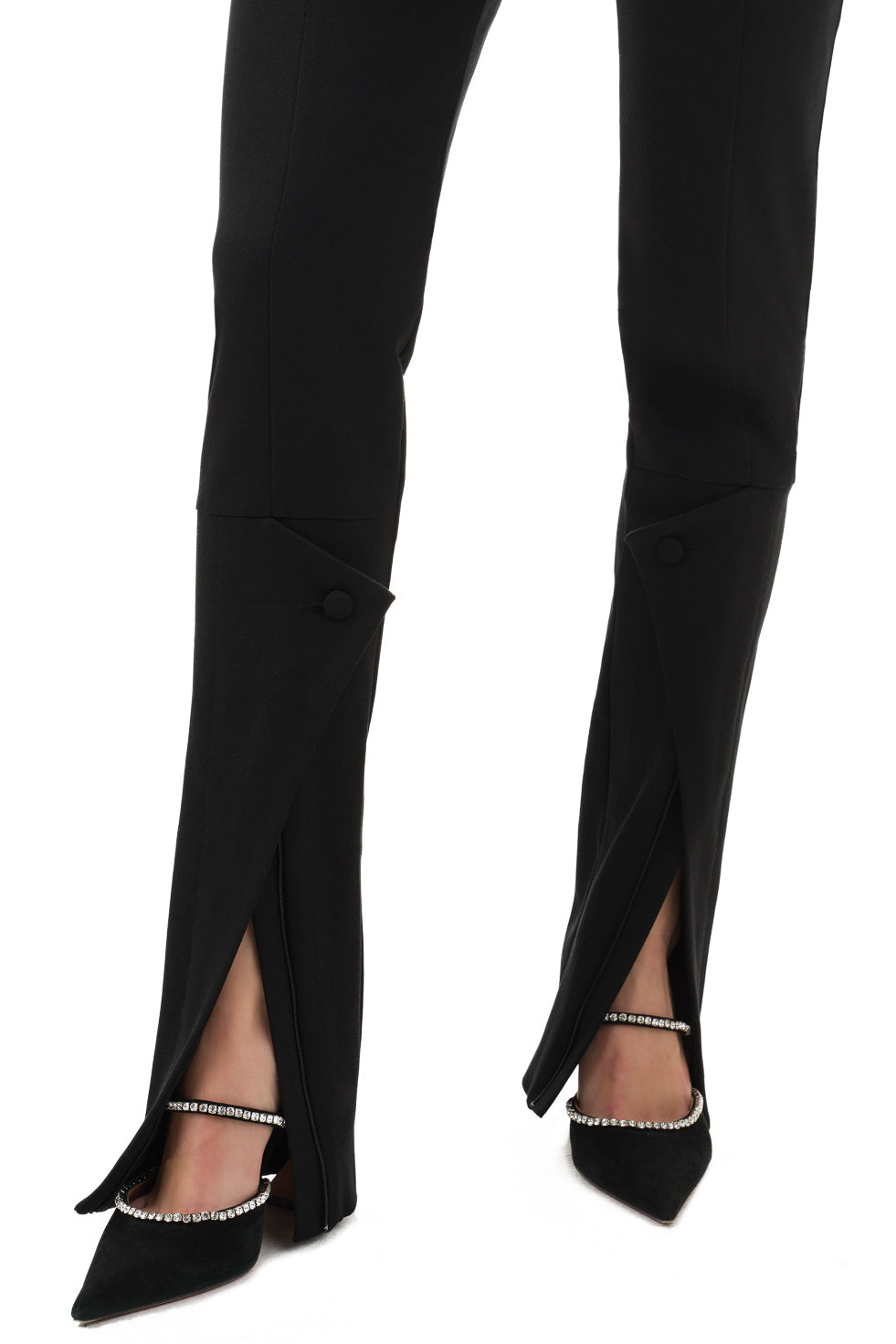 Ruth Black High Waisted Trousers