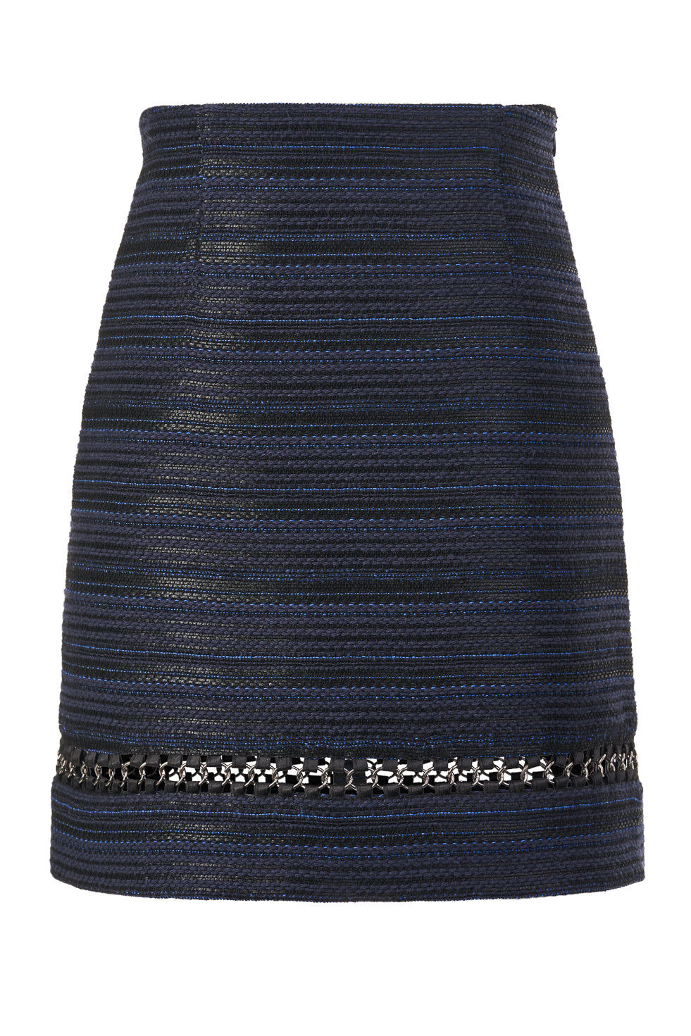 Gretta high waisted chain embroidered mini skirt