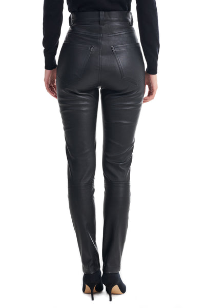 Sienna Real Leather Straight Leg Trousers