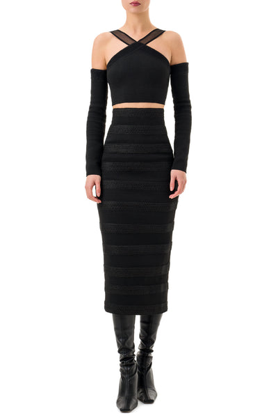 Dione Black Skirt