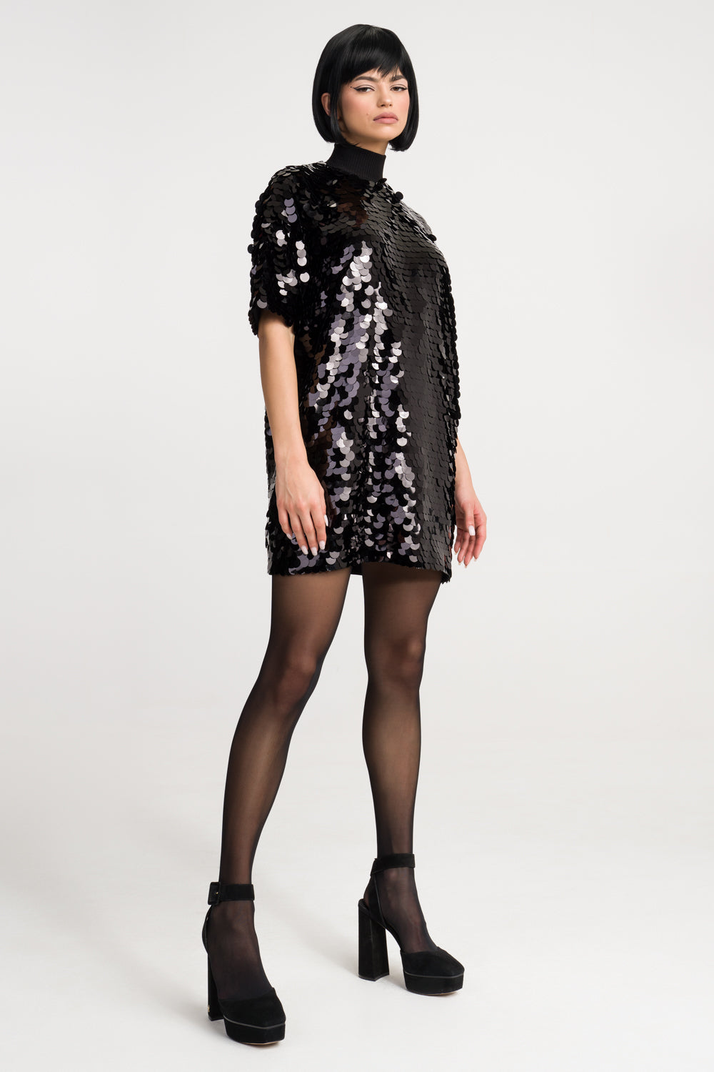 Oversized Party Sequin Dress