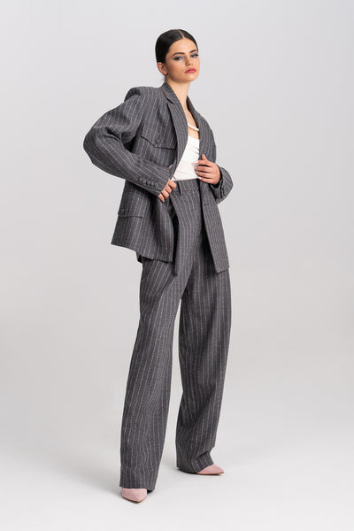 'Lane' Pleated Suite Trousers